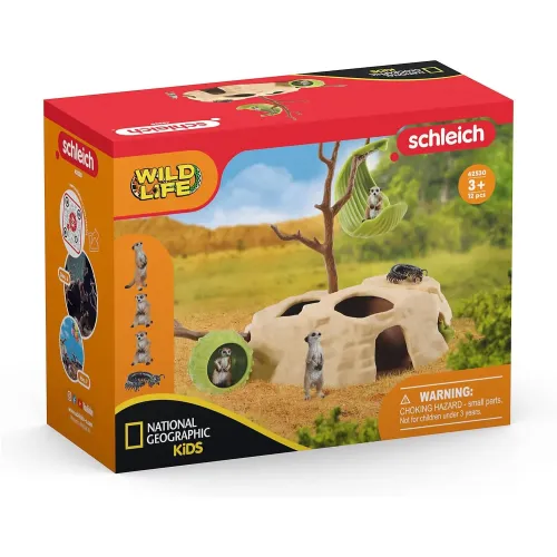 Schleich 42530 – WILD LIFE Întâlnirea suricatelor