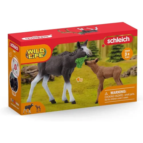 Schleich 42629 – WILD LIFE Jávorszarvas és borja