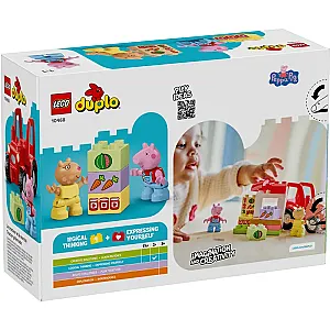 LEGO DUPLO 10468 – Purcelușa Peppa: Tractor și piață