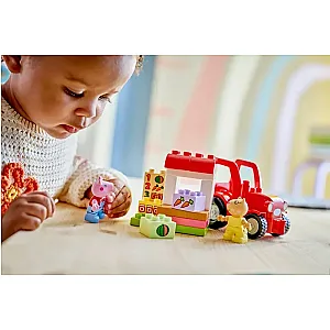 LEGO DUPLO 10468 – Purcelușa Peppa: Tractor și piață