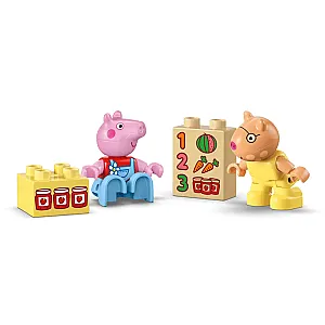 LEGO DUPLO 10468 – Purcelușa Peppa: Tractor și piață