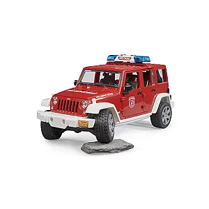 Bruder Jeep Wrangler Unlimited Rubicon tűzoltó parancsnoki jármű figurával 02528