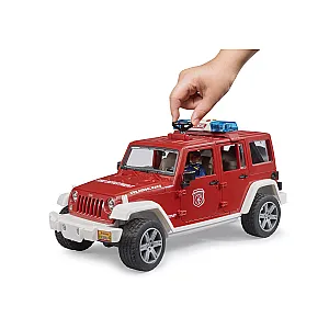 Bruder Jeep Wrangler Unlimited Rubicon tűzoltó parancsnoki jármű figurával 02528