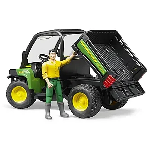 Bruder John Deere Gator cu șofer 02490