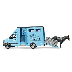 Bruder Mercedes-Benz Sprinter ló szállító 02674