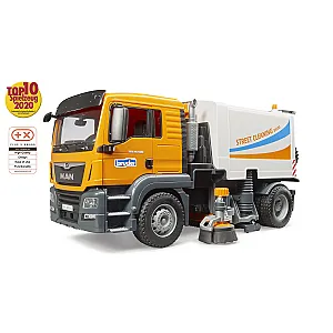 Bruder 03780 MAN TGS camion de curățenie stradală 