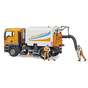 Bruder 03780 MAN TGS camion de curățenie stradală 