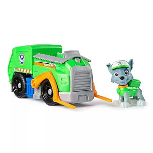 Paw Patrol: Rocky cu vehicul de baza