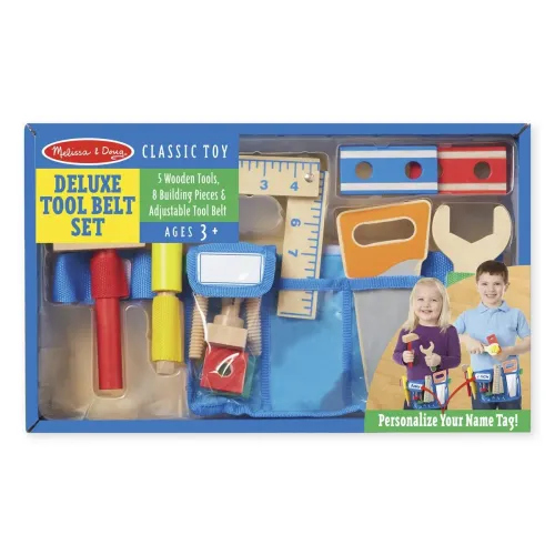 Melissa&Doug Szerszámkészlet övvel, fából
