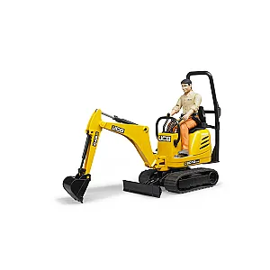Bruder Excavator micro JCB 8010 CTS cu figură bworld 62002