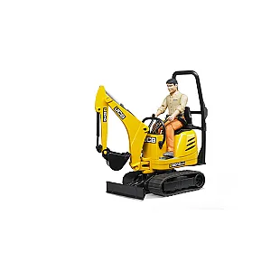 Bruder Excavator micro JCB 8010 CTS cu figură bworld 62002