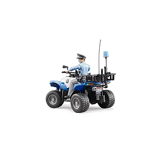 Bruder rendőrségi quad bworld rendőr figurával 63010