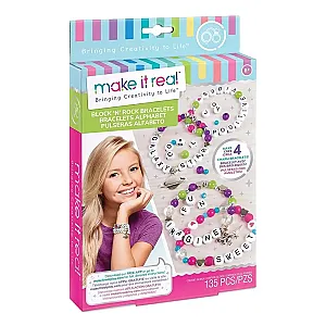 Make It Real Bájos karkötők, betűk és gyöngyök